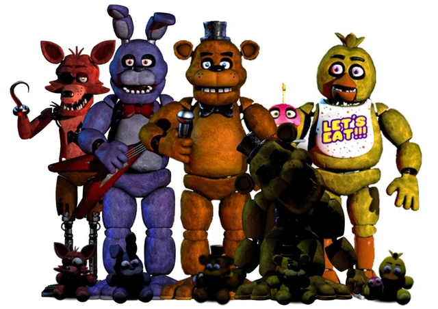 Adivina el personaje de fnaf por la silueta