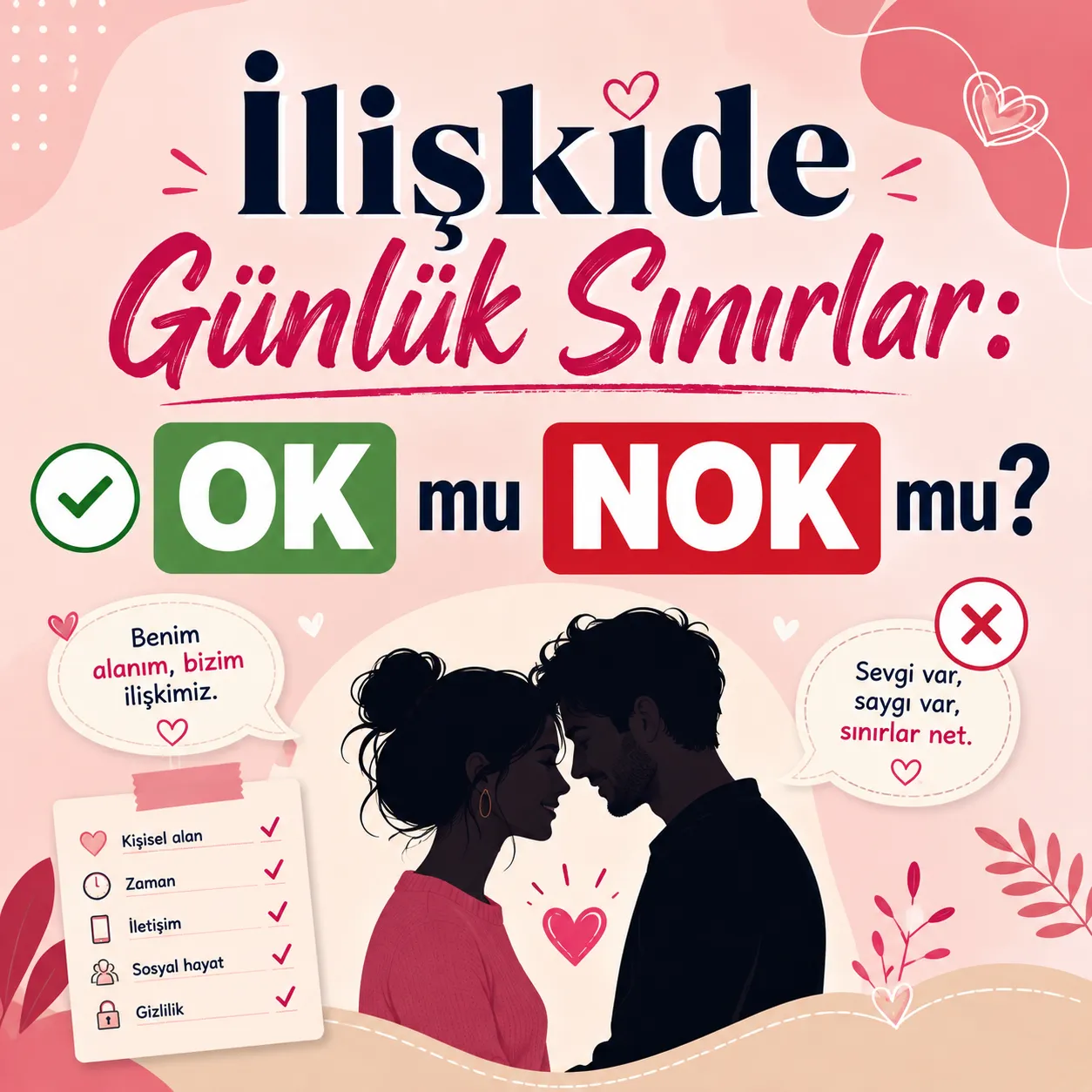 İlişkide Günlük Sınırlar: OK mu NOK mu?