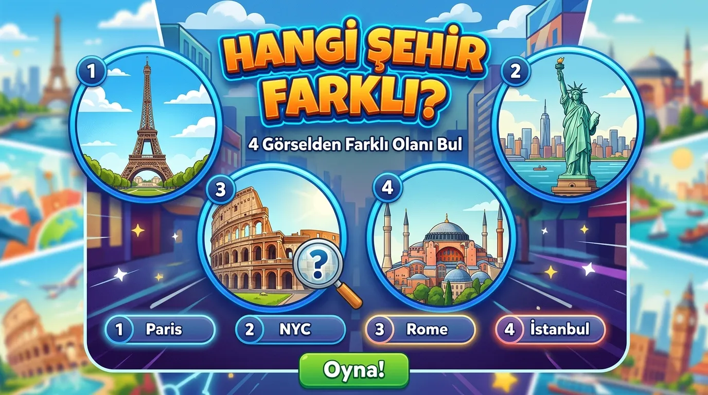 Farklı Ülkeyi Bul